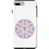 Dark Gothic Art Co Custodia per iPhone 7 Plus/8 Plus Vetro colorato teschio rosa finestra gotica scura arte regali