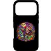 Halloween Glam Retro 90s Graffiti Pop Ar Custodia per iPhone 17 Pro T-Rex Vampire Undead Dinosaur Tyrannosaurus Spettrale Spaventoso