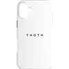 Thoth Costume Ibis Scribe Deity / Comi-c Custodia per iPhone 16 Plus Thoth/pigro costume di Halloween/Dio egiziano Cosplay