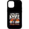Utility Knife Tool Safety Cutter Custodia per iPhone 12/12 Pro Always Sharp - Taglierino di sicurezza