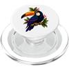 UGR Design vintage con tucano tropicale PopSockets PopGrip per MagSafe