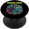 Halloween Glam Retro 90s Graffiti Pop Ar Radiologia Tristo Mietitore X-Ray Rad Tech Radiologo Spooky PopSockets PopGrip Adesivo