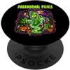 Halloween Glam Retro 90s Graffiti Pop Ar Paranormale Sottaceto Cetriolo Aneto Fantasma Spettrale Orrore Spaventoso PopSockets PopGrip Adesivo