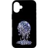 Pink Cowgirl Disco Custodia per iPhone 16 Plus Scioglimento Disco Ball Liquid Specchio Y2K Club Estetica