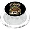 Seasoned With Magic Herbal Plant Lover G Cucina Strega Cottagecore Halloween Botanico Spooky Vibe PopSockets PopGrip per MagSafe