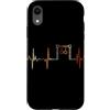 Gymnastic Rings Heartbeat Vintage T-Shir Custodia per iPhone XR Ginnastica Anelli Battito Cuore Vintage ECG Cardiogramma Retro