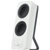 Logitech Z207 Altoparlanti per PC Wireless Bluetooth | Audio Stereo, 10 Watt, Ingresso 3,5 mm, Jack Cuffie, Multidispositivo, Easy Switch, Presa EU/IT, PC/TV/Tablet - Bianco