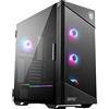MSI MPG Velox 100R Case, ARGB, supporto verticale per scheda grafica, prese d'aria laterali, compatibile con radiatore da 360 mm, Type-C, pannello in vetro temperato, supporta fino a 7 ventole