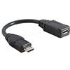 System-S Micro USB maschio a micro USB femmina adattatore cavo dati cavo prolunga 16