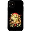 Sushi Techwear Tokyo Noodles Japanese St Custodia per iPhone 11 Otaku Kawaii Anime Manga Samurai Ramen Y2K Cyberpunk Japan