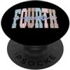 Preppy Fourth Grade Teacher 4th Grade Ap Insegnante di quarta elementare Preppy 4 ° grado Torna a scuola ragazze PopSockets PopGrip Adesivo