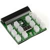 KALEA-INFORMATIQUE 1200w 750w BREAKOUT BOARD per alimentatore HP - 12 connettori P6 - Visualizzazione della tensione - Con sincronizzazione del secondo alimentatore
