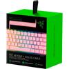 Razer Kit di upgrade dei tasti in PBT + cavo spiralato - Tasti in PBT a doppia iniezione colorati con cavo coordinato (Resistente PTB a doppia iniezione, Compatibilità universale) Rosa