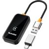 TechniSat TECHNICAST 100 - Adattatore wireless per auto CarPlay e Android | Adatto a partire da iOS 10 o Android 11, Bluetooth V5.4, Plug & Play, connessione stabile, nessun ritardo