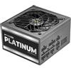 Mars Gaming MPT850 Alimentatore Full Modular 850W 80Plus Platinum | 12 Anni Garanzia, ATX 3.1 e PCIe 5.1 Ready, 92% Efficienza, DC-DC LLC SMD, Condensatori Giapponesi Toshin Kyogo 105°C, Nero