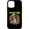 Halloween Glam Retro Vintage Comics Pop Custodia per iPhone 12 mini Ciclope Cuoco Chef Sous Chef Ristorante Cibo Spettrale Uomini Spaventosi