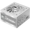 Mars Gaming MPT1000 Alimentatore Full Modular 1000W 80Plus Platinum | 12 Anni Garanzia, ATX 3.1, PCIe 5.1 Ready, 92% Efficienza, DC-DC LLC SMD, Condensatori giapponesi Toshin Kyogo 105°C, Bianco