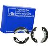 ATE Kit Ganasce Freni ATE 03013705062 per Fiat 500 Panda Ford Ka 180 mm