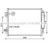 AVA QUALITY COOLING Ava Cond. Nissan Note 1.5 Dci 13- Dn5428D