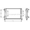 AVA QUALITY COOLING Ava Radiatore Fi Doblo Tt 2009 Con A/C Fta2262
