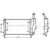AVA QUALITY COOLING Ava Radiatore Fi Punto (188) 1,2 - Marelli Fta2281