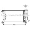 AVA QUALITY COOLING Ava Rad. Fiat Panda 1.2I Multi-Eco 06- Fta2335