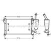 AVA QUALITY COOLING Ava Rad. Fiat Panda 1.1I / 1.2I Ac 04- Fta2368