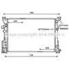 AVA QUALITY COOLING Ava Rad. Mercedes B 180 1.6I 11- Ms2652