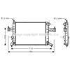 AVA QUALITY COOLING Ava Rad. Opel Corsa C 1.4/1.8 00- Ola2306