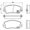 Brembo Kit Pastiglie Freno P23013