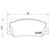 Brembo Kit Pastiglie Freno P23032