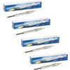 BOSCH Kit 4 Candelette BOSCH 0 250 403 014 per Fiat Panda 500 Punto Avvio Affidabile