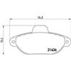 Brembo Kit Pastiglie Freno P23096