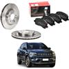 BREMBO Kit Dischi e Pastiglie Anteriori Brembo Jeep Compass (MK49)