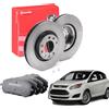 BREMBO KIT DISCHI + PASTIGLIE BREMBO ANTERIORI FORD C-MAX II FOCUS III 1.6 1.0 278MM 10->