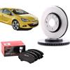 BREMBO Kit Dischi e Pastiglie Anteriori Brembo Opel Astra Gtc Astra J Zafira (P12)