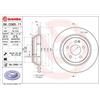 BREMBO Discofreno 08C06511