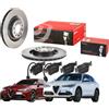 BREMBO Dischi e Pastiglie Freno Posteriori Brembo