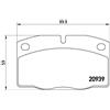 Brembo Kit Pastiglie Freno P59005