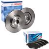 BOSCH Kit Dischi e Pastiglie Anteriori Bosch per Fiat 500L dal 2012 al 2018