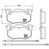Brembo Kit Pastiglie Freno P61029