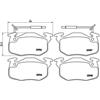 Brembo Kit Pastiglie Freno P68010