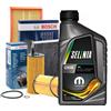 BOSCH Kit Tagliando Bosch + Olio Motore Selenia WR 5W40 Per Fiat, Lancia