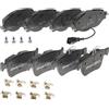 BREMBO Kit Pastiglie Anteriori + Posteriori Brembo per Audi/Seat/Volkswagen - Prestazioni e Sicurezza