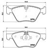 BREMBO Pastiglie freno BREMBO P 06 036