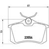 BREMBO Kit Pastiglie BREMBO Audi A4 (8E2, B6), Seat Ibiza IV (6L1)