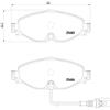 BREMBO kit pastiglie freno P 85 126X