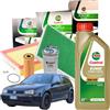 CASTROL Kit Tagliando Castrol per Volkswagen Golf IV 1.9 TDI 4 Filtri + 5LT Olio 5W40 TD