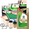 CASTROL Kit Tagliando Castrol 4 Filtri + 5L Olio 5W30 LL per Golf V 1.9 2.0 TDI