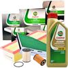 CASTROL Kit Tagliando Castrol Golf VI 1.6 2.0 TDI 4 Filtri 5L Olio EDGE LongLife 3